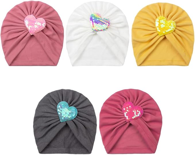XYX Baby Girl Toddlers Breathable Cotton Hat Newborn Knotted Hat