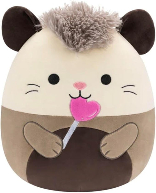 Squishmallows 2025 Original 8-Inch Valentine Squad Plush - Collectible Soft & Squishy Mini Stuffed Animal Toy - Add to Your Squad - Gift for Kids, Girls & Boys (Luanne The Opossum Lollipop)