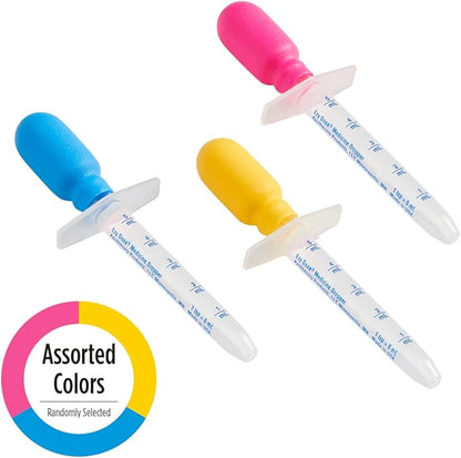 EZY DOSE Kids Baby Oral Syringe & Dispenser Calibrated for Liquid Medicine, Reduce Mess 5 mL/1