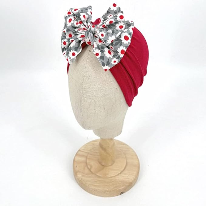 XYX Baby Girl Toddlers Breathable Cotton Hat Newborn Knotted Hat