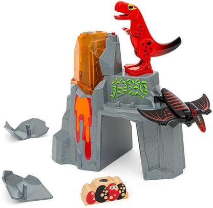 BRIO World - 36092 Dinosaur Erupting Volcano | Toy Train Set for Kids Aged 3 Years Up
