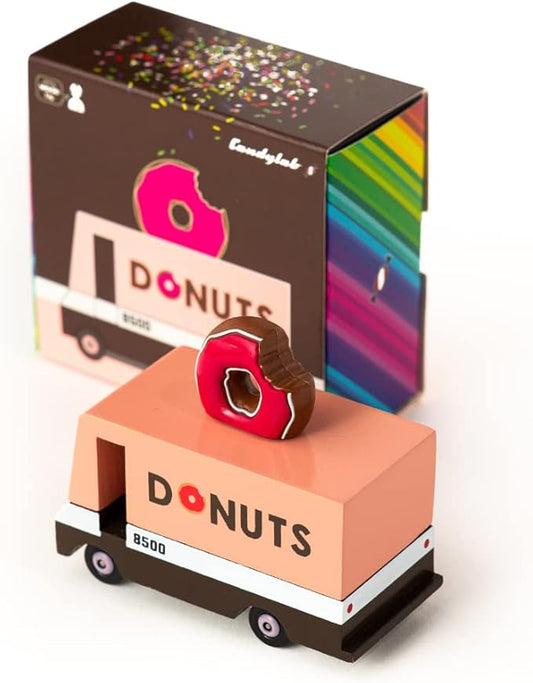 Candylab Toys CANDYCAR® Wooden Food Truck Collection - Donut Van,