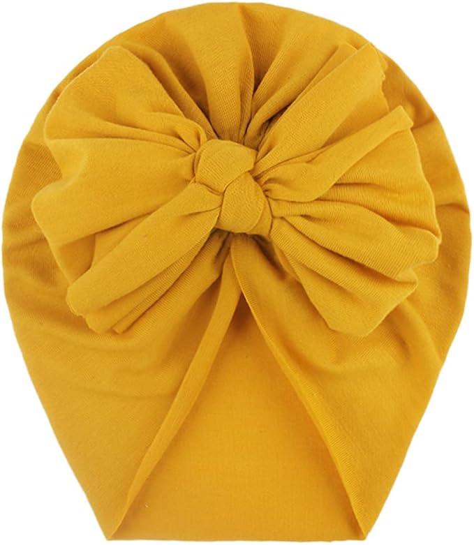 XYX Baby Girl Toddlers Breathable Cotton Hat Newborn Knotted Hat