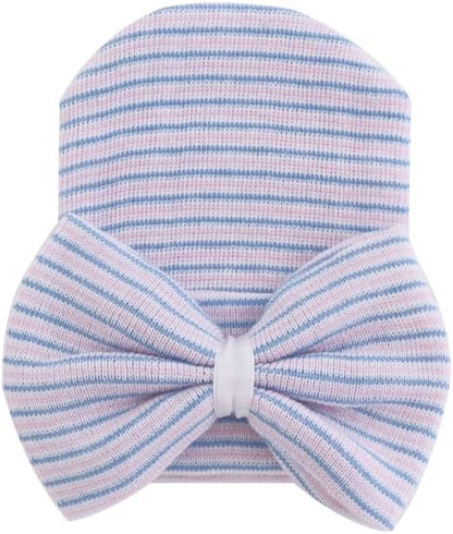 XYX Baby Girl Toddlers Breathable Cotton Hat Newborn Knotted Hat