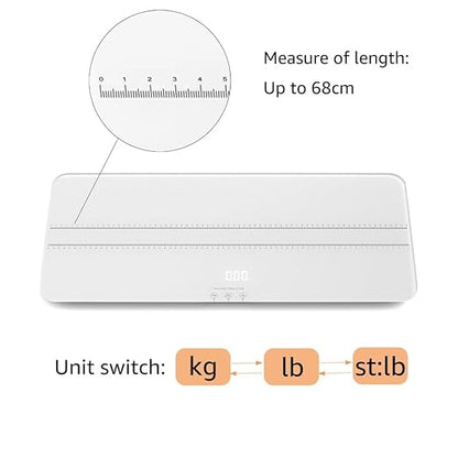 unipaws Digital Pet Scale MAX 220lbs, Dogs Cats Weight Scale 3 Weighing 27.16 x 12.99 Inches Âą10g
