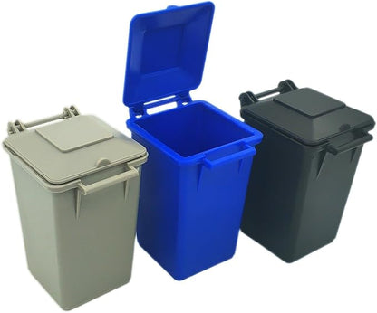 Mini Trash Can Vehicle Toy Set - Kids Pretend Play