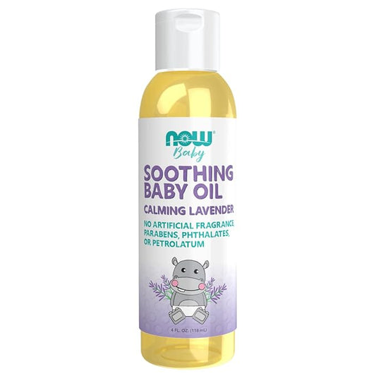 NOW Foods Baby, Soothing Baby Oil 4-Ounce