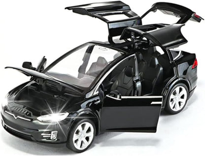 1:32 Scale Model X Alloy Car Model Diecast Toy Vehicles for Kids, Car Model Toy，Pull Back Alloy Car with Lights and Music