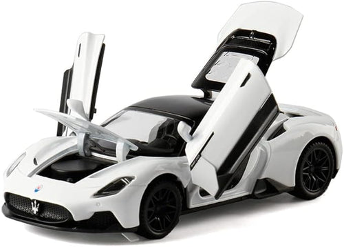 Alloy Collectible White MC20 Toy Cars Model Pull Back Vehicles