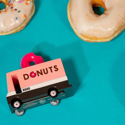Candylab Toys CANDYCAR® Wooden Food Truck Collection - Donut Van,