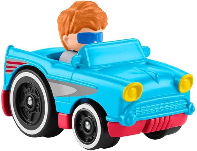 Little People Wheelies Retro Convertible - GMJ25 ~ Baby Blue