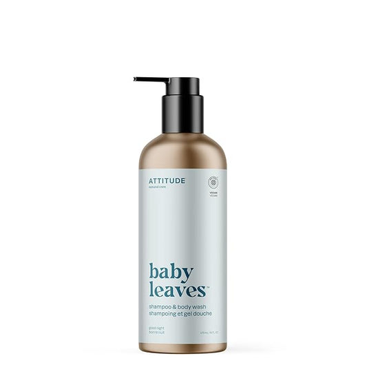 ATTITUDE Baby 2-in-1 Shampoo and Body Wash, EWG Verified 473 mL