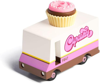 Candylab Toys CANDYCAR® Wooden Food Truck Collection - Cupcake Van,