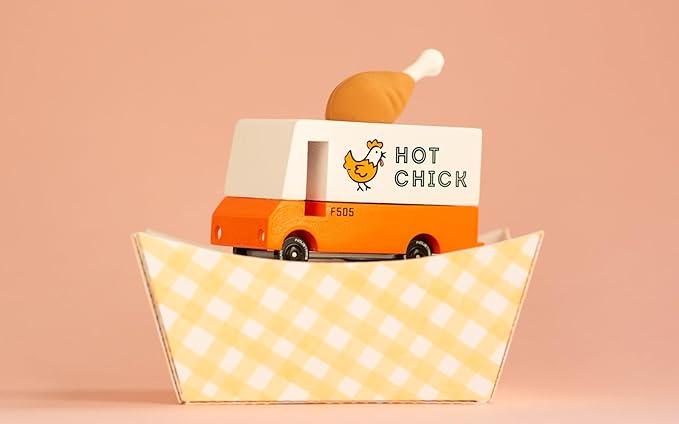 Candylab Toys CANDYCAR® Wooden Food Truck Collection - Fried Chicken