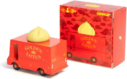 Candylab Toys CANDYCAR® Wooden Food Truck Collection - Dumpling Van,