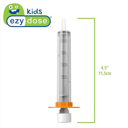 EZY DOSE Kids Baby Oral Syringe & Dispenser, True Easy Design for Liquid Medicine 10 mL/2 3