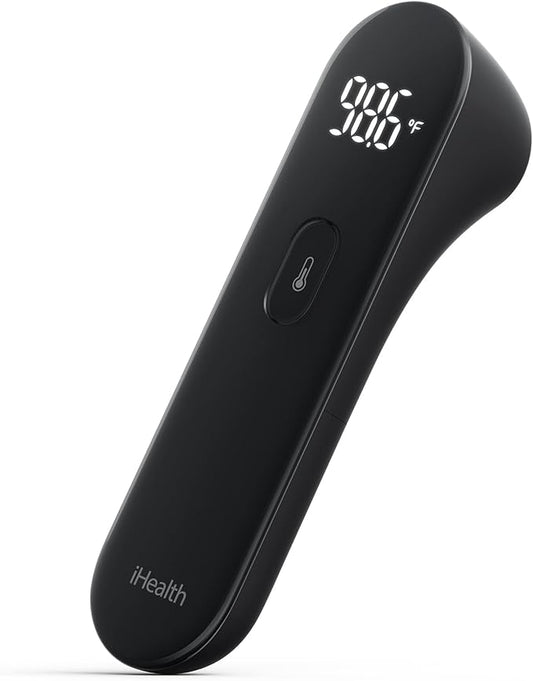 iHealth No-Touch Forehead Thermometer, Digital Infrared Thermometer for Adults and Kids 3 Ultra-Sensitive