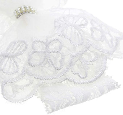 Lace Bow Headband Turban for Baby Girls Lace Beanie Cap JBC18