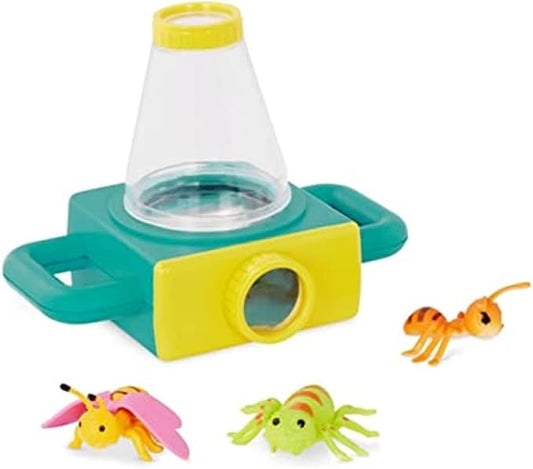 B. Toys- Double-Sided Microscope- Sports & Outdoor Microscope for Kids – Double-Sided Microscope – Science Toys – 3 Toy Bugs-Itty-Bitty Microscope- – 4 Years +