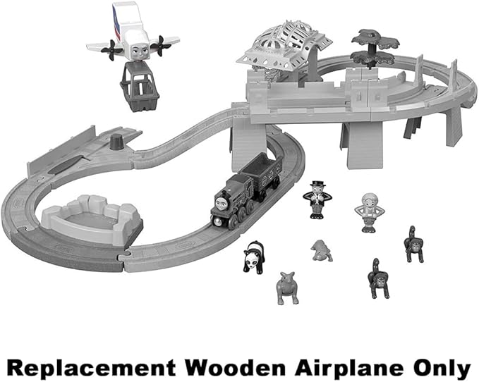 Replacement Part for Thomas and Friends Wooden Train Set - FXT66 ~ Wood Big World Adventures ~ Replacement Wooden Airplane, White