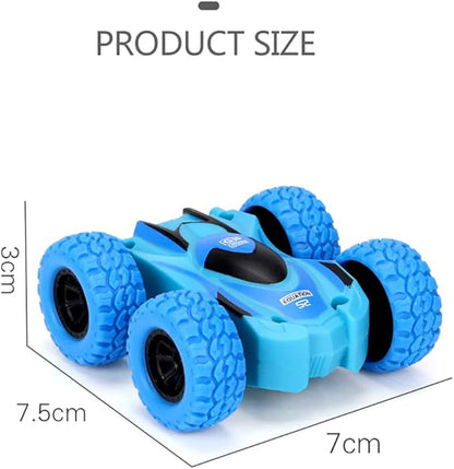 Pull Back Cars, 4 Pack Monster Toys Truck Double-Sided Friction