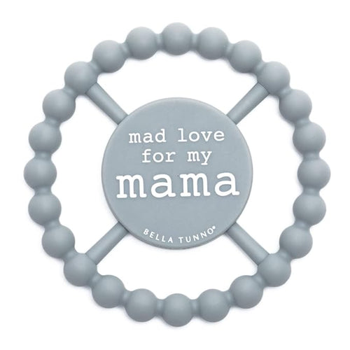 Bella Tunno Happy Teether ??Soft & Easy Grip Baby Teether Toy, Silicone Teether Ring to Help Soothe Gums