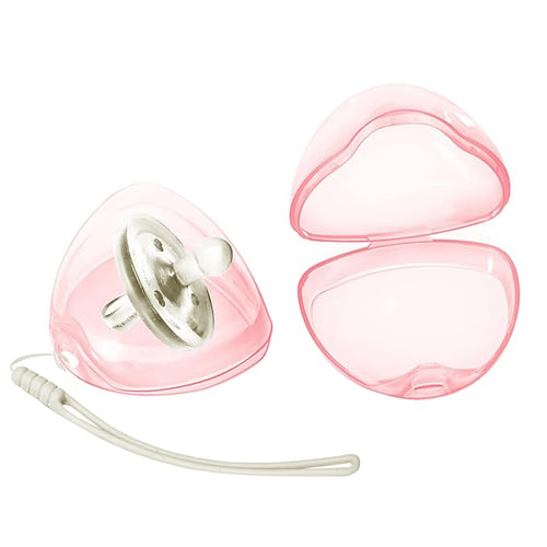 Pacifier Case,2 Pack BPA Free Pacifier Holder Case with Lanyard for Diaper Bag