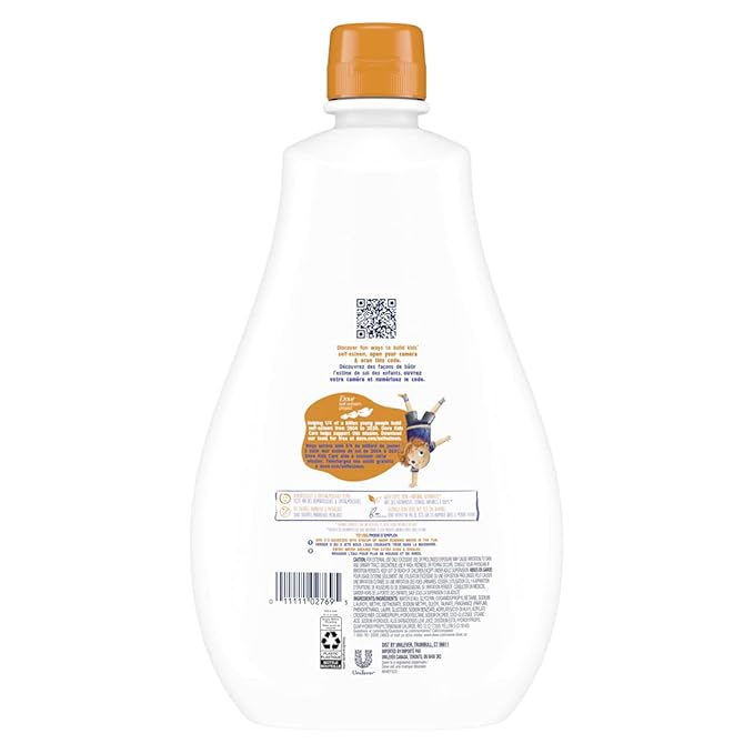Dove Bubble Bath for Kids Coconut Cookie Hypoallergenic Formula 20 4 Count