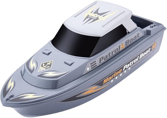 Speed Boat Water Toy, Electric Patrol Boat Coast Guard Vessel 3)