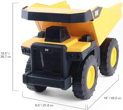 CAT Construction Toys, 16" Steel Toy Dump Truck - Ages 3+