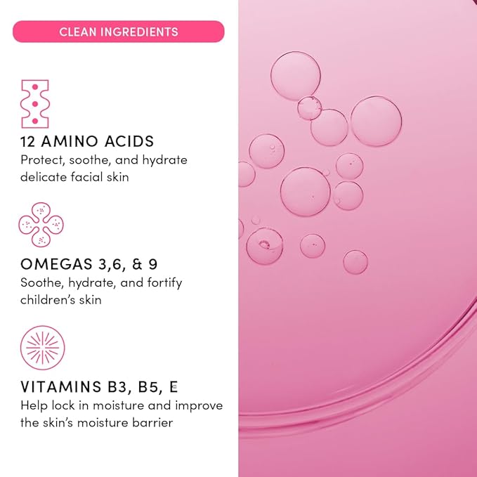 Evereden Kids Complete Routine Travel Set: Clean & Vegan 5-Piece Skin Care Set for Kids | Multi-Vitamin Kids Skin Care Set with Body Wash, Lotion