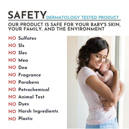 Baby wash and Shampoo | Organic Baby Soap Bar 3 BARS
