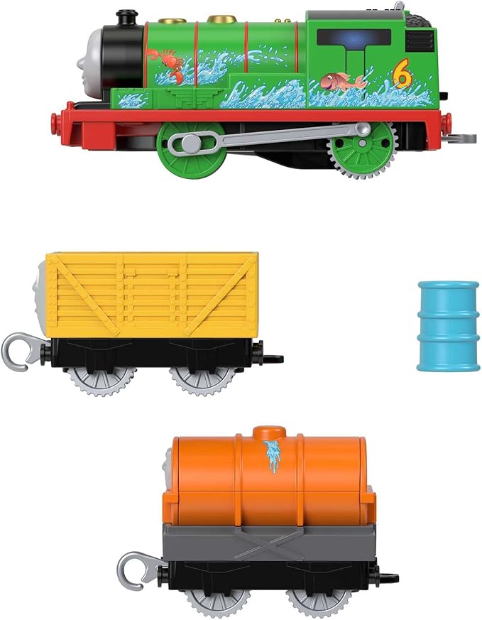 Thomas & Friends Percy and Troublesome Truck, battery-powered motorized toy 3 years