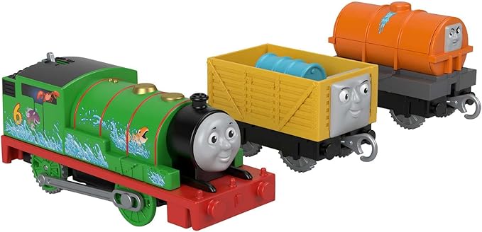 Thomas & Friends Percy and Troublesome Truck, battery-powered motorized toy 3 years
