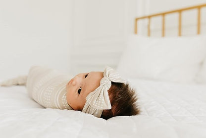 Copper Pearl Baby Bows: Stylish Headbands for Baby Girls, Premium Soft and Stretchy Baby Headbands