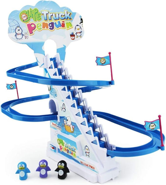 Boley Musical Penguin Roller Coaster - 11 Piece Set