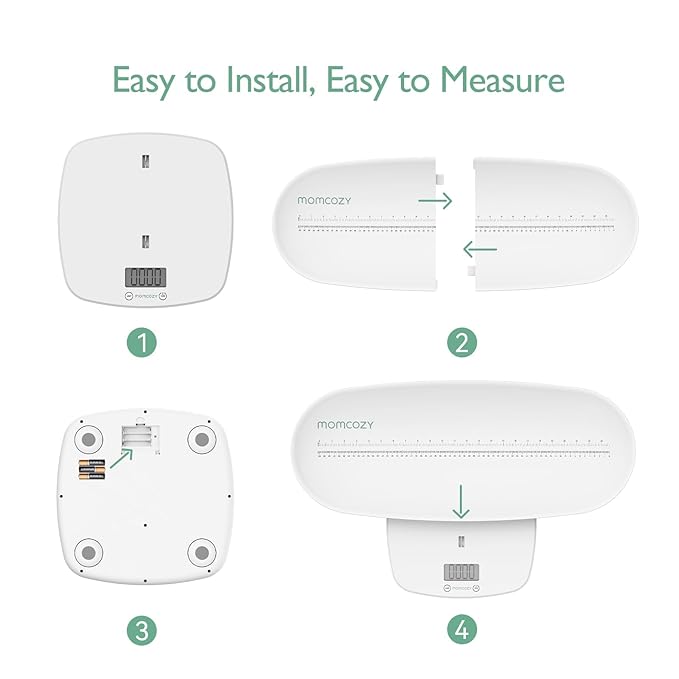 Momcozy Baby Scale, Multi-Function Scale for Toddler Switch,5 Units,Digital 330lb