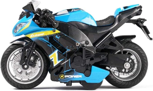Pull Back Motorcycle Toys, Tiny Gift with Music Lighting 3 4 5 6 7 8