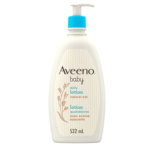 Aveeno Baby Daily Moisture Gentle Body Wash & Shampoo with Oat Extract, 2-in-1 Baby Bath Wash & Hair Shampoo 18 fl.