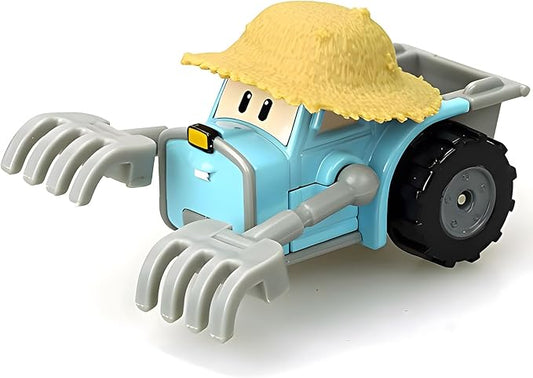 Robocar Poli, TRACKY DIE-CAST Metal Toy Cars 1-5 Boys