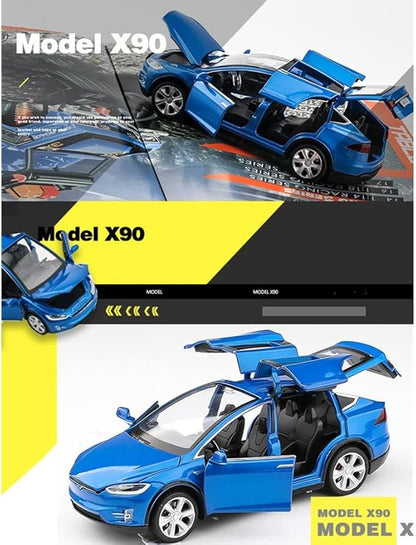 1:32 Scale Model X Alloy Car Model Diecast Toy Vehicles for Kids, Car Model Toy，Pull Back Alloy Car with Lights and Music