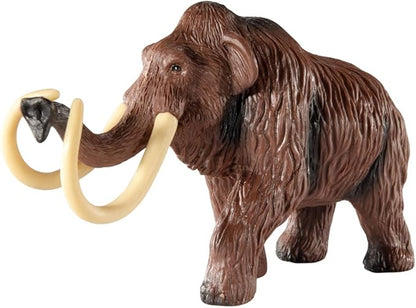 TEMI Prehistoric Animal Toys for Kids 3-5, Safari Animals Figurines and Snow Volcano Toy Set with Play Mat for Toddlers Mammoth, Lion and Gorilla, Educational Gifts for Toddlers 3 4 5 6 7 8 Years