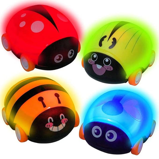 DAZHONG Toys Cars Set Light Up Friction Powered Vehicle Play 3+ Years