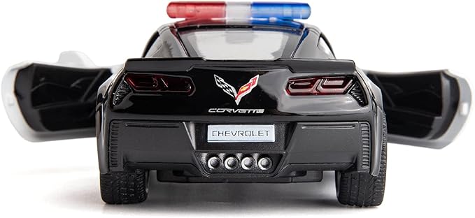 Compatible for Chevrolet Calvert C7 Police Car Model 1:36 Diecasting