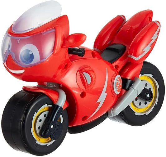Ricky Zoom Toy Motorcycle with Light and Sounds, Red for Boys