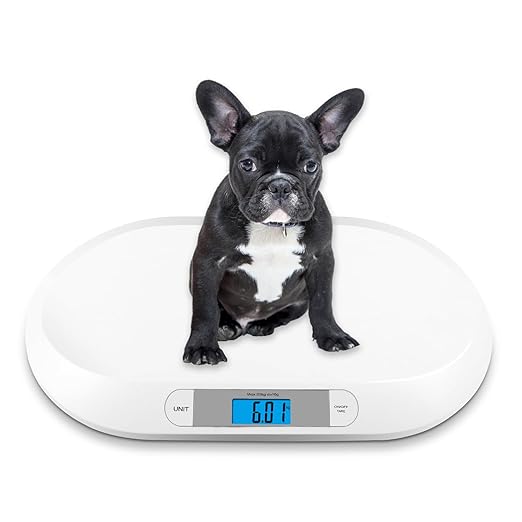 unipaws Digital pet Scale for Dogs Cats Babies. 44 Pound Units.0.01 lbs
