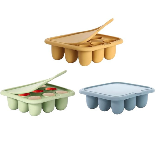 WAJIAYON Baby Food Freezer Tray,Silicone Nibble Freezer Tray