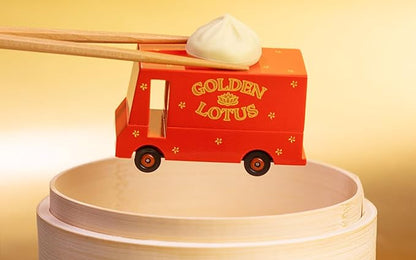Candylab Toys CANDYCAR® Wooden Food Truck Collection - Dumpling Van,