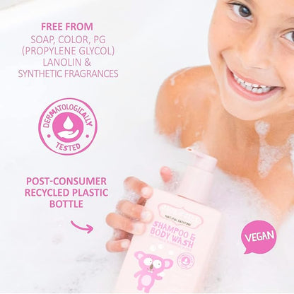 Jack N' Jill Natural Bathtime Kids Shampoo and Body Wash - Suitable for Sensitive Skin, Dermatologically Tested 300 mL 1)