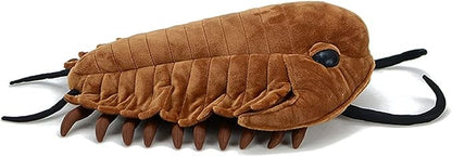 ZHONGXIN MADE Giant Trilobite Plush - Lifelike 16inch Trilobite Stuffed Animal, Simulation Trilobite Arthropod Insect Plushie, Soft Crustaceans Animals Toys Model Dolls Gifts for Kids